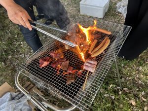 花より肉？お酒？　いいえ親睦